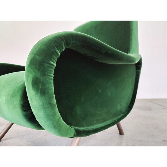 Image 1 of Paar Mid Century Zanuso fauteuils voor Arflex, 1950