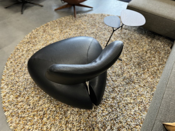 Image 1 of Leolux Pallone Fauteuil zwart leer 