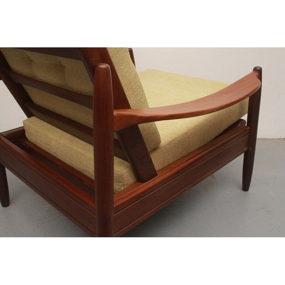 Image 1 of Vintage massief houten fauteuil, 1960