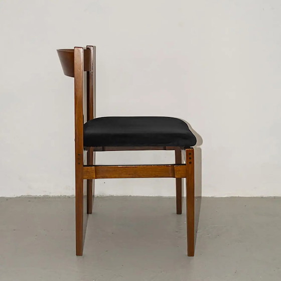6x Cassina 101 eetkamerstoelen door Gianfranco – Wood, Vintage (photo 5 of 5)