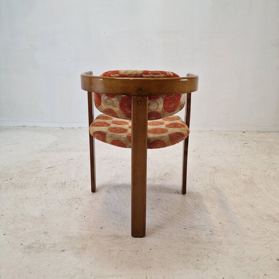 Image 1 of Set van 6 vintage fauteuils in prachtig hout, Italië 1960