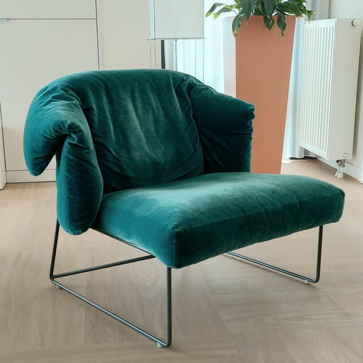 Leolux Fauteuil Flotar 329 In Mohairstof