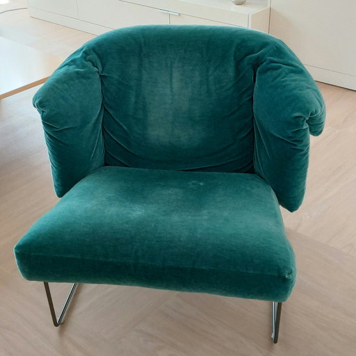 Leolux Fauteuil Flotar 329 In Mohairstof