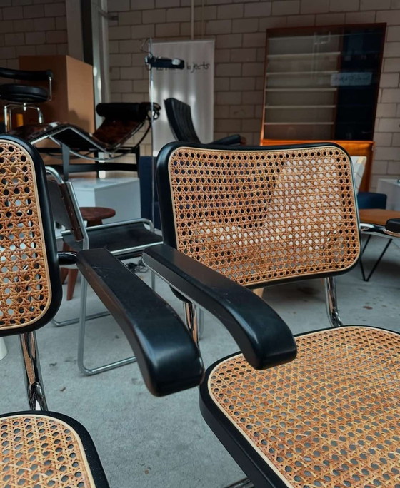 Image 1 of 4X Thonet Cesca Chair By Marcel Breuer
