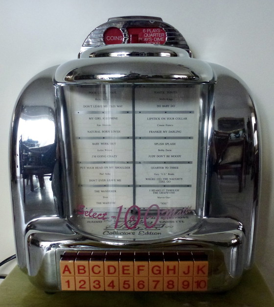 Image 1 of Classic Collector'S Edition Radio-Cassetterecorder Wallbox Jukebox.