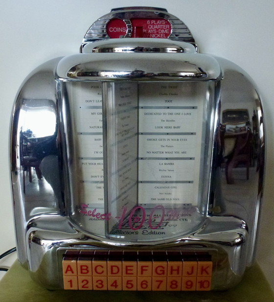 Image 1 of Classic Collector'S Edition Radio-Cassetterecorder Wallbox Jukebox.