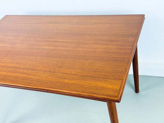 Image 1 of Deense uitschuifbare teakhouten eettafel, 1960S