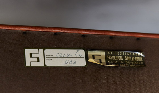 Image 1 of Model 2204 Wingback Chair van Børge Mogensen voor Fredericia, 1970S