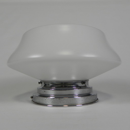 Grote Art Deco Plafondlamp, Jaren 30