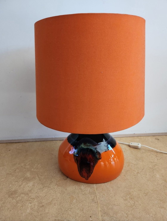 Image 1 of Roosendaal Studio Line Orange Porselein Lamp