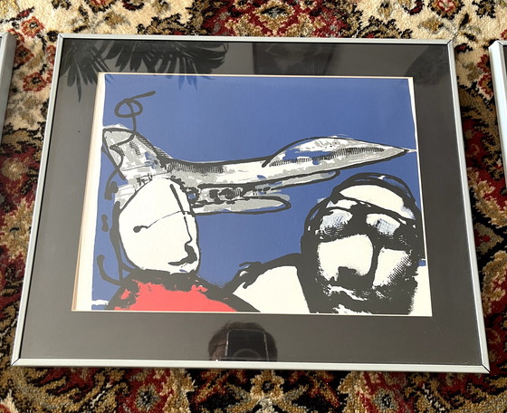 Image 1 of Herman brood zeefdrukken Jumbo