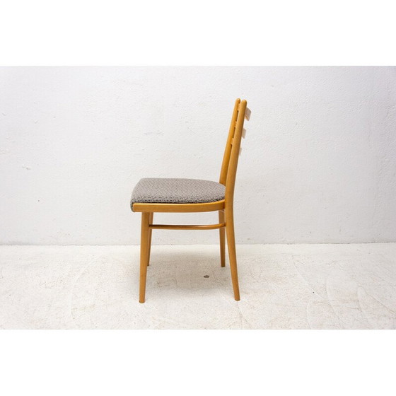 Image 1 of Set van 4 mid century eetkamerstoelen van Jitona, Tsjecho-Slowakije 1960