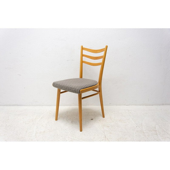 Image 1 of Set van 4 mid century eetkamerstoelen van Jitona, Tsjecho-Slowakije 1960