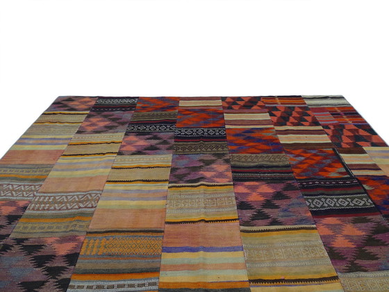 Image 1 of Patchwork - 412 x 308 cm - Handgeknoopt Vloerkleed