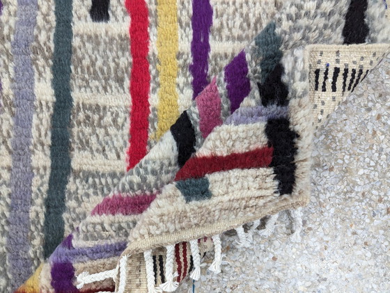 Image 1 of Berber Vloerkleed - 250 Cm X 151 Cm - Gekleurde Wol