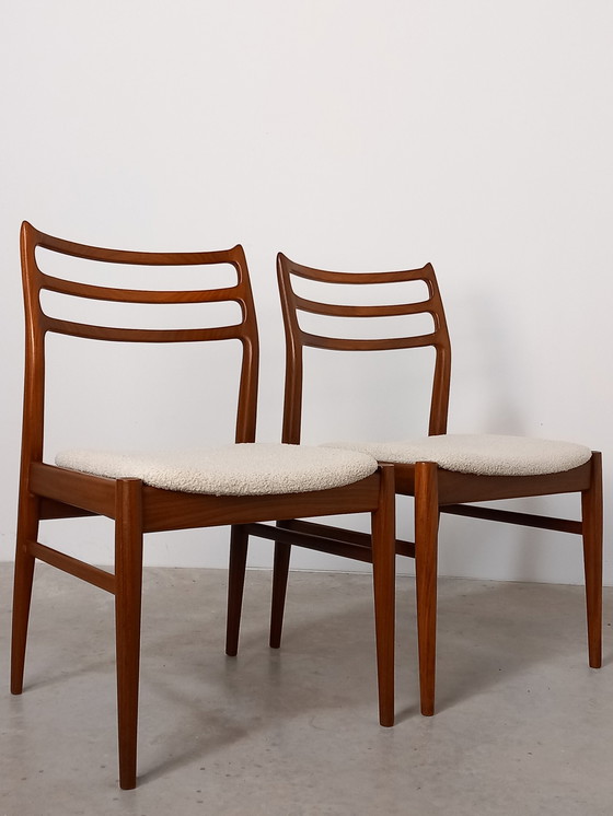 Image 1 of 2x Lübke Niels Otto Møller Eetkamerstoelen