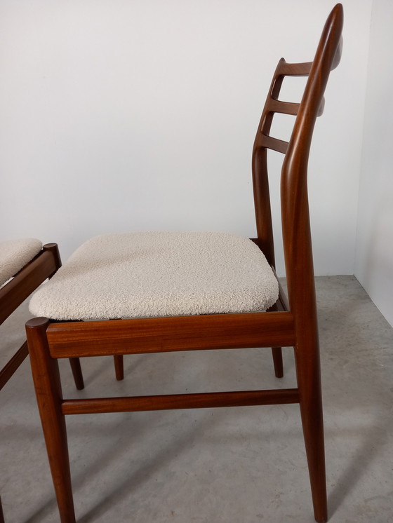 Image 1 of 2x Lübke Niels Otto Møller Eetkamerstoelen