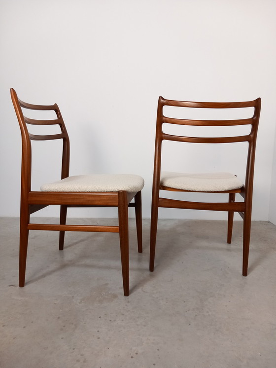 Image 1 of 2x Lübke Niels Otto Møller Eetkamerstoelen