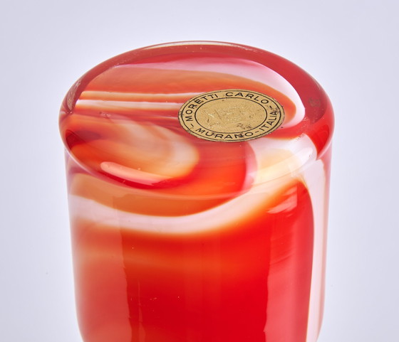 Image 1 of Vintage Carlo Moretti glazen vaas jaren 70