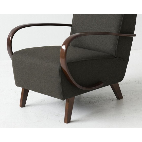 Image 1 of Vintage fauteuil van Jindřich Halabala, Tsjecho-Slowakije 1930