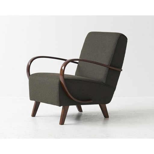 Vintage fauteuil van Jindřich Halabala, Tsjecho-Slowakije 1930