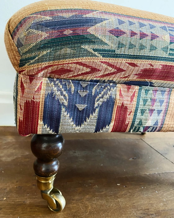 Image 1 of Vintage hocker op wielen