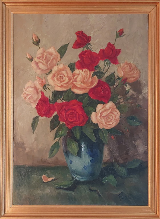 Image 1 of Stilleven met rozen