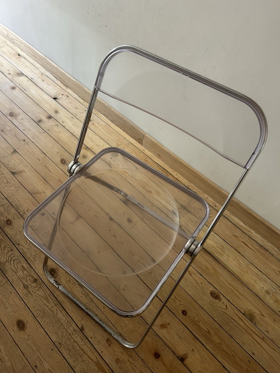 Image 1 of 4x Plia Folding Chairs Giancarlo Piretti Voor Castelli