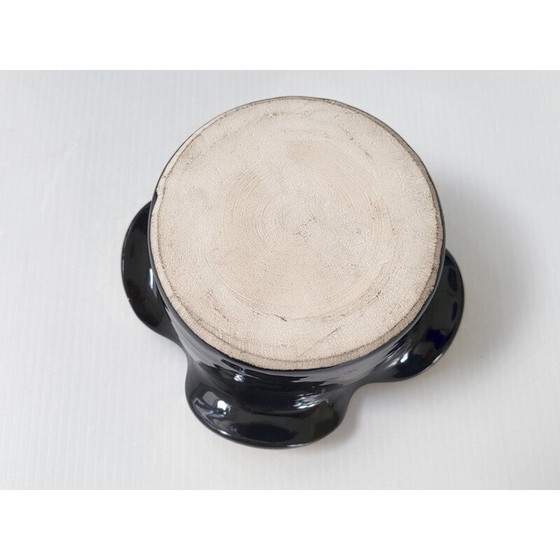 Image 1 of Vintage keramische driepoot asbak, 1950