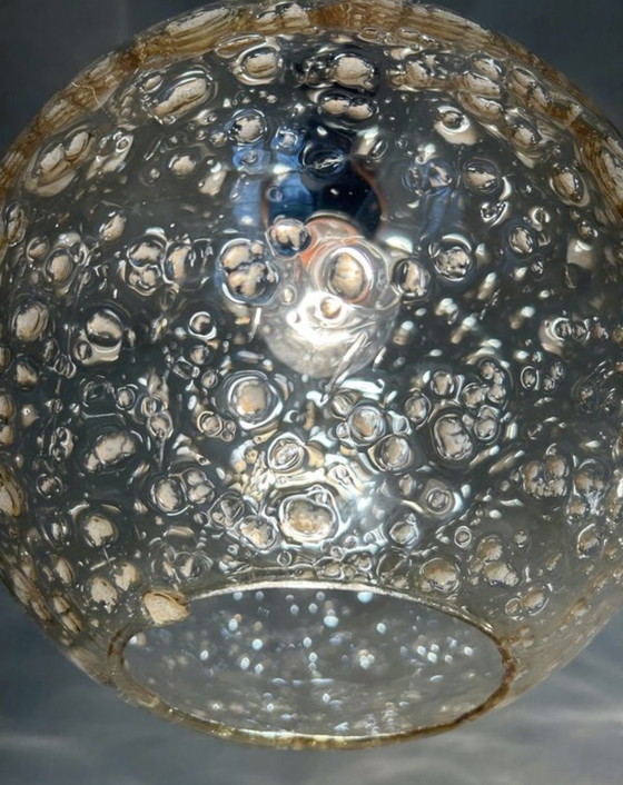 Image 1 of Kroonluchter van Murano, jaren 70 geblazen glas