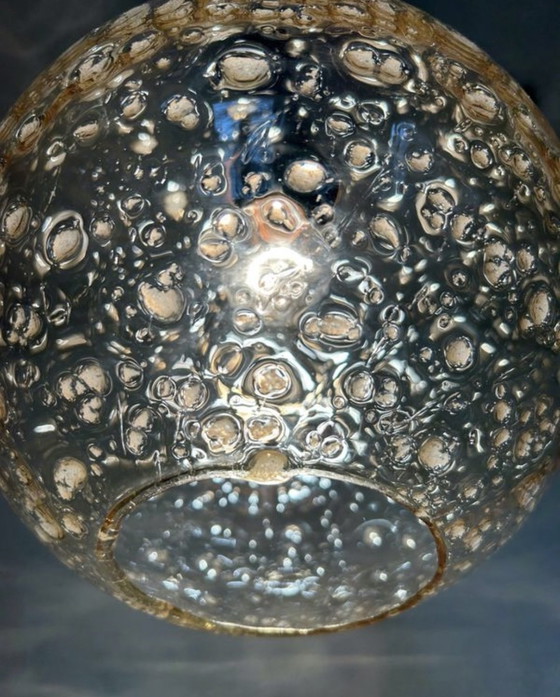 Image 1 of Kroonluchter van Murano, jaren 70 geblazen glas