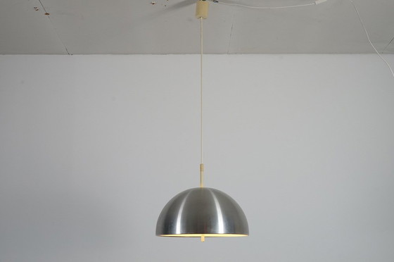 Image 1 of Mid-Century Duitse Space Age Dome hanglamp van Staff