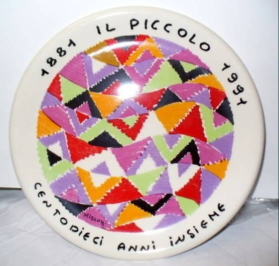 Image 1 of Paar vintage borden van Missoni Ottavio, 1991