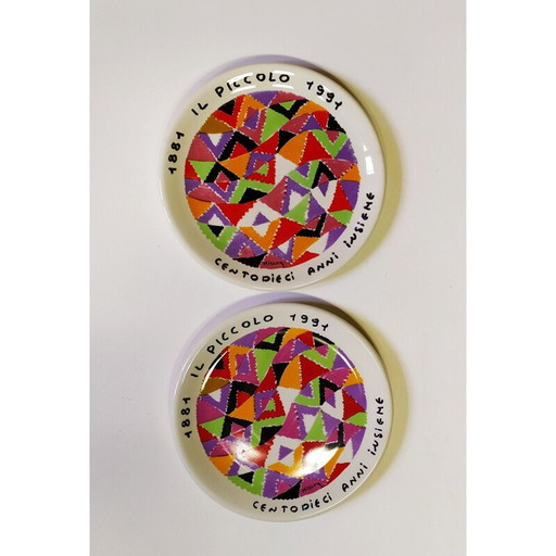 Paar vintage borden van Missoni Ottavio, 1991