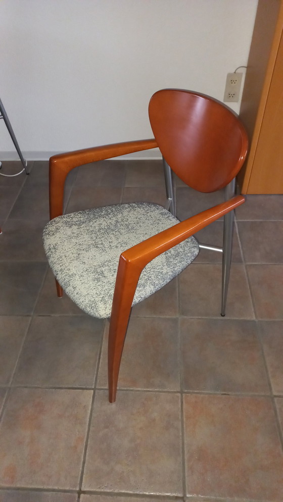 Image 1 of 4 Degelijke Eetkamerstoelen (Armstoel)