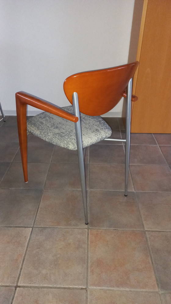 Image 1 of 4 Degelijke Eetkamerstoelen (Armstoel)