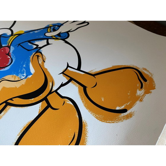 Image 1 of Vintage schilderij "Donald Fuck" door Fidia Falaschetti, 2018