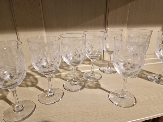 Image 1 of Set van 9 antieke glazen