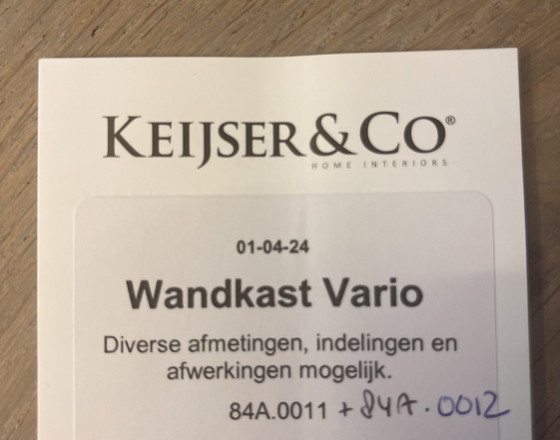 Image 1 of Keijser & Co Wandkast Vario