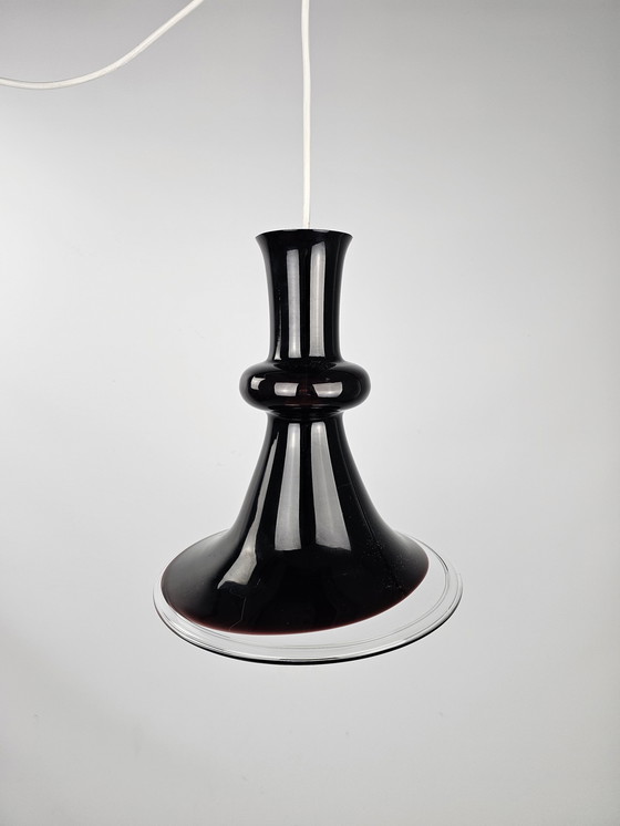 Image 1 of Holmegaard Deens Design Glazen Hanglamp Michael Bang 