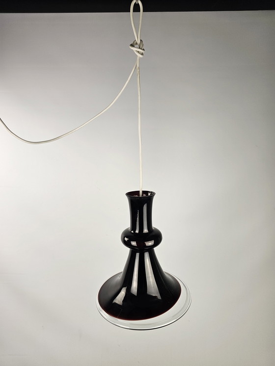 Image 1 of Holmegaard Deens Design Glazen Hanglamp Michael Bang 