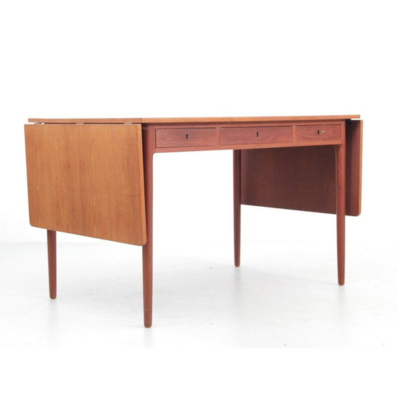 Image 1 of Vintage teak bureau met 2 kleppen