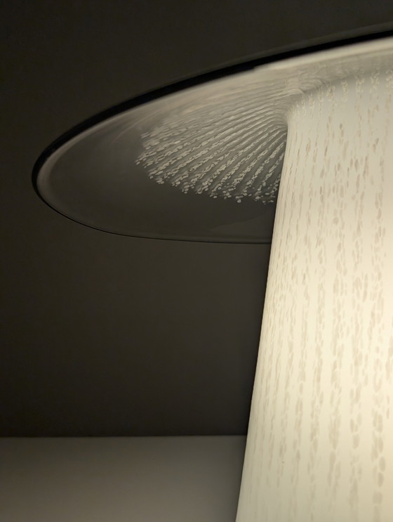 Image 1 of Murano glazen paddestoel lamp met kwallen effect, 1980S