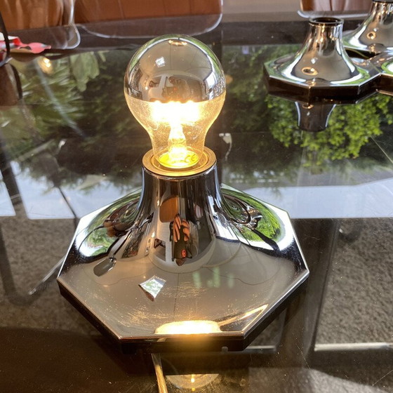 Image 1 of Vintage Spaceage wandlamp van Motoko Ishii voor Staff 1960