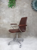 60's vintage bureaustoel draaistoel