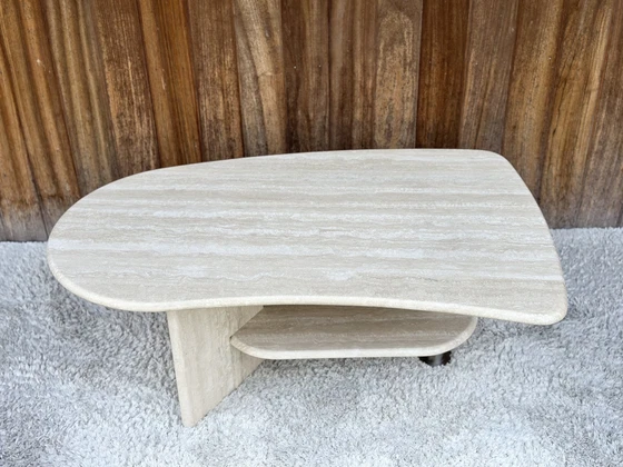 Image 1 of Vintage Travertine Coffeetable