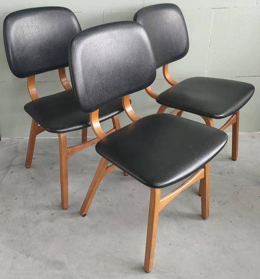 Jaren 50/60 Eetkamerstoelen