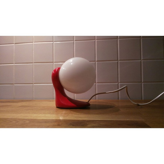 Image 1 of Vintage porseleinen design tafellamp 1980