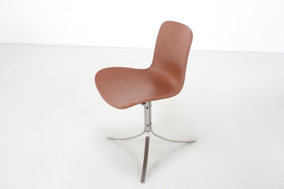 Image 1 of Pk9" Stoelenset van Poul Kaerholm voor Fritz Hansen. Denemarken 1960.