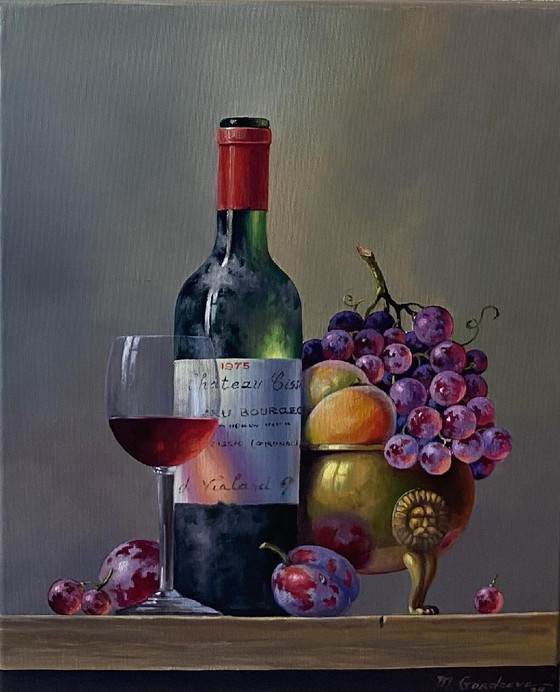 Image 1 of Maria Gordeeva (1970) "Wijn en fruit".